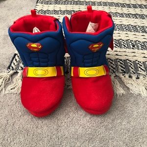 Super man toddler slippers